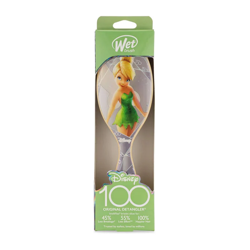 WetBrush Pro Original Detangler Disney 100 Tinkerbell - brosse à épiler