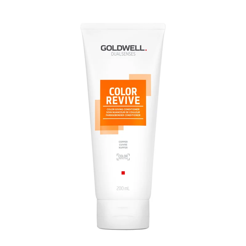 Goldwell Dualsenses Color Revive Cool Copper Conditioner 200ml - après-shampoing cuivre