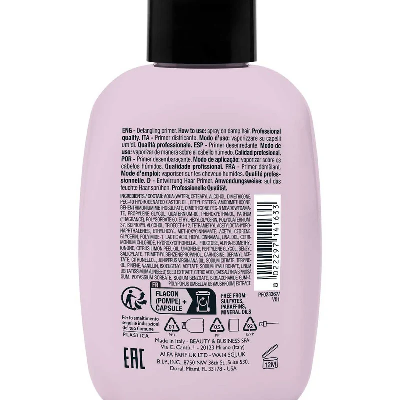 Alfaparf Milano Semi Di Lino Style&Care Detangling Primer 125ml - primer démêlant