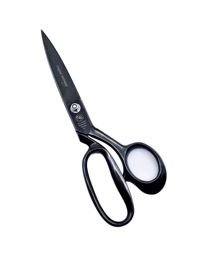 Black Edition Schneiderschere Textilschere Stoffschere Industrieschere, 24 cm 9,5" Zoll