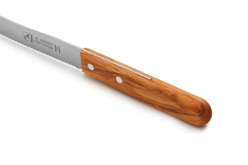 Set 6tlg. Frühstücksmesser Olivenholzgriff mit Welle