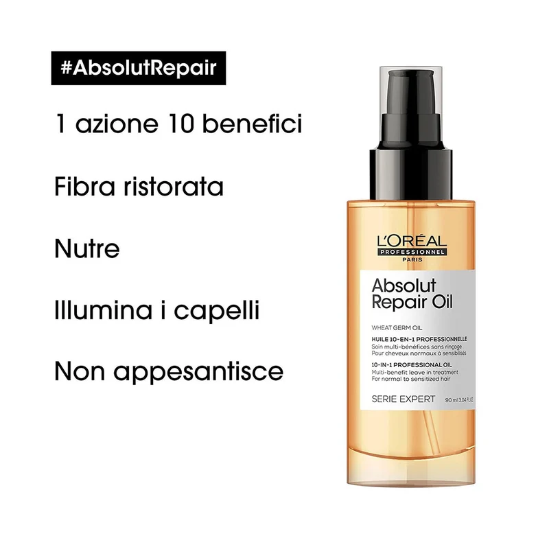L'Oréal Professionnel Paris Serie Expert Absolut Repair Golden Mask 250ml - masque cheveux abîmés