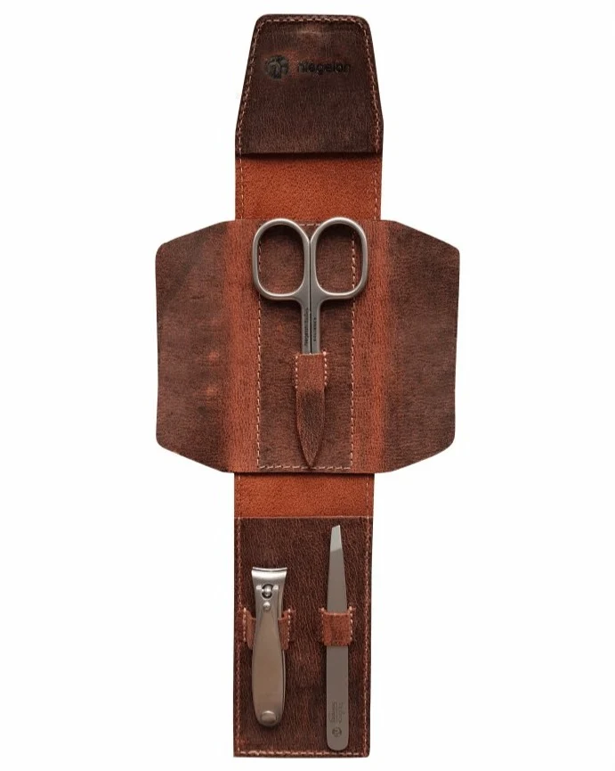 Maniküre Set Texas S, braun, 3tlg.