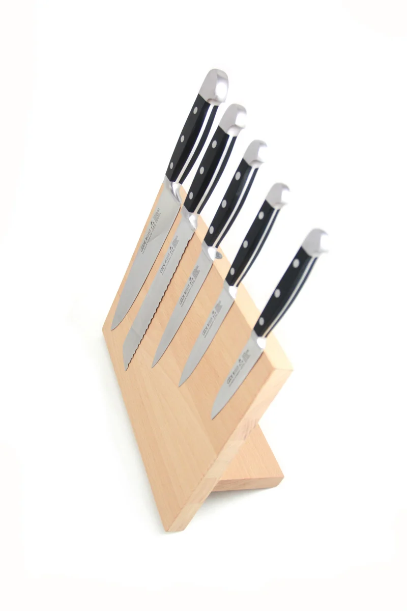 Magnet Messerpult, Alpha, Buche natur, 6tlg.
