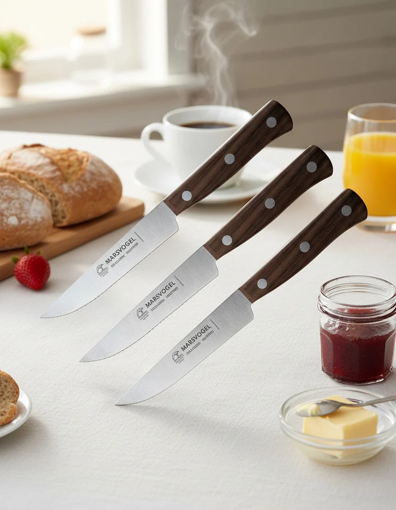 "Marsvogel" Set 3tlg. Original bayrisches Oktoberfest Brotzeitmesser und Steakmesser