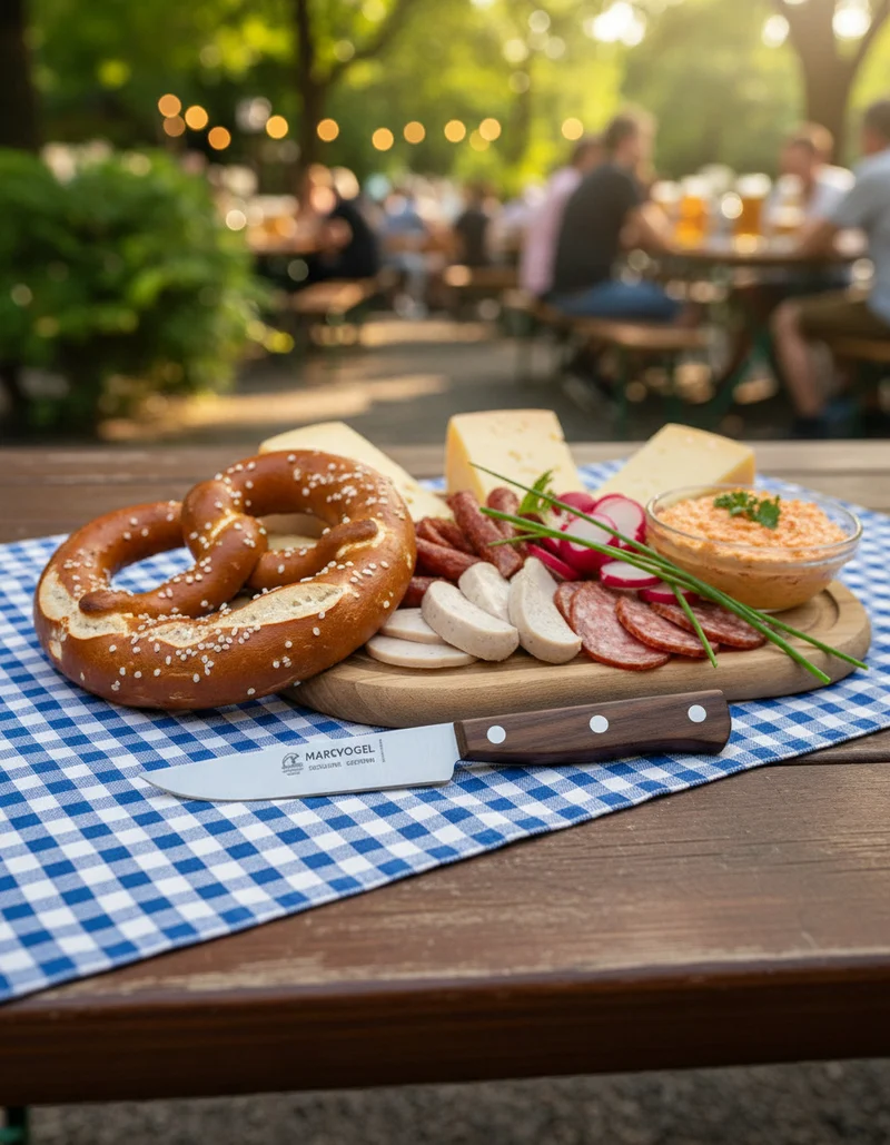 "Marsvogel" Original bayrisches Okoberfest Brotzeitmesser und Steakmesser