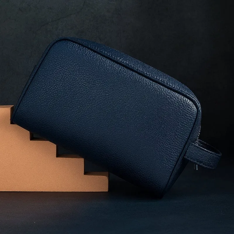 Trousse de toilette homme cuir - Design moderne et pratique