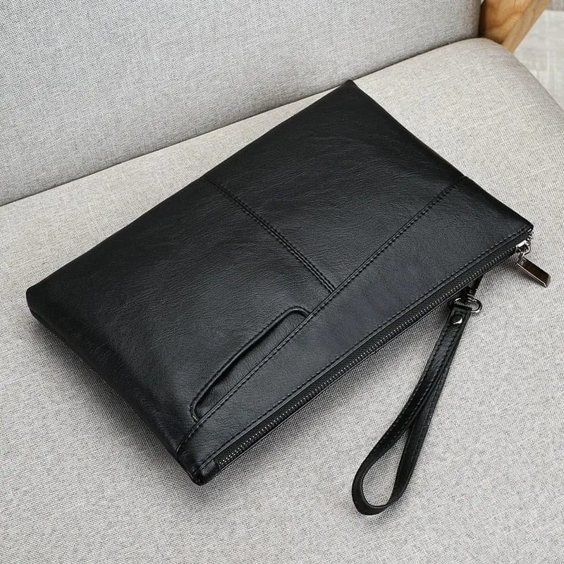 POCHETTE LUXE EN CUIR