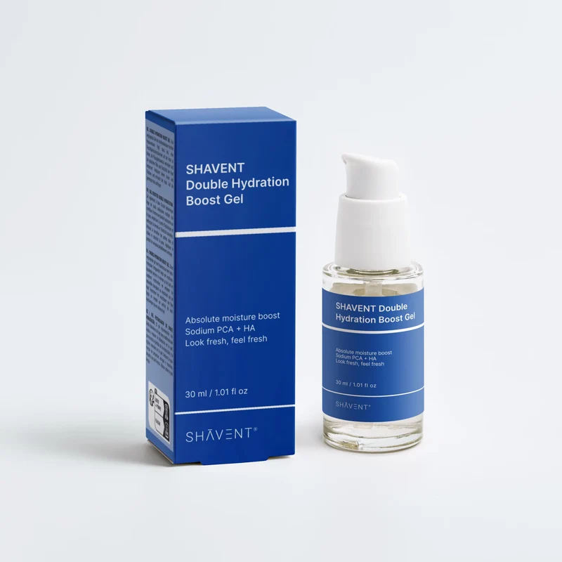 NEU: SHAVENT Gesichtspflege - Double Hydration Boost Gel - frischer aussehen, jeden Tag