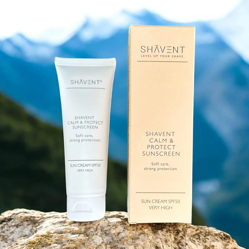 SHAVENT Calm & Protect Sunscreen - Sonnencreme für perfekt milden Schutz auch kurz nach der Rasur