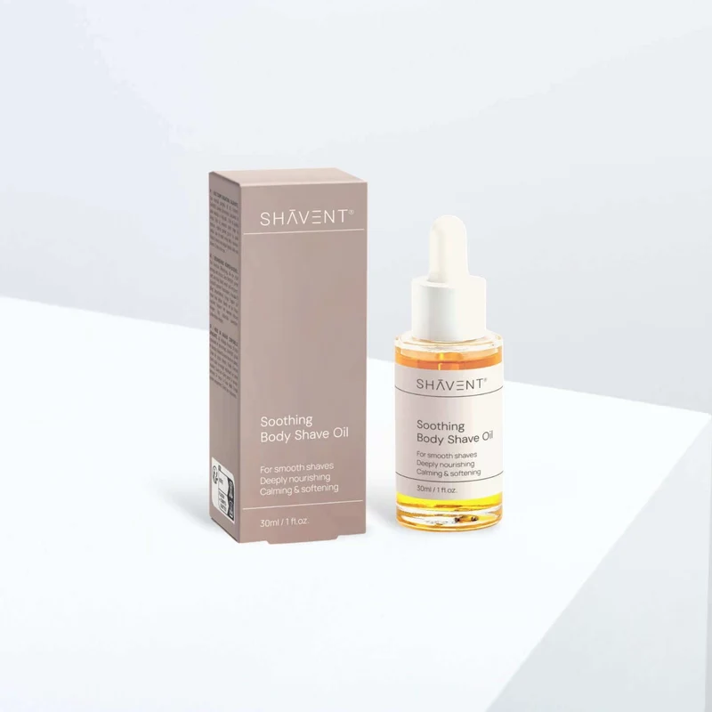 SHAVENT Soothing Body Shave Oil - Rasieröl für eine unglaublich sanfte Rasur am ganzen Körper