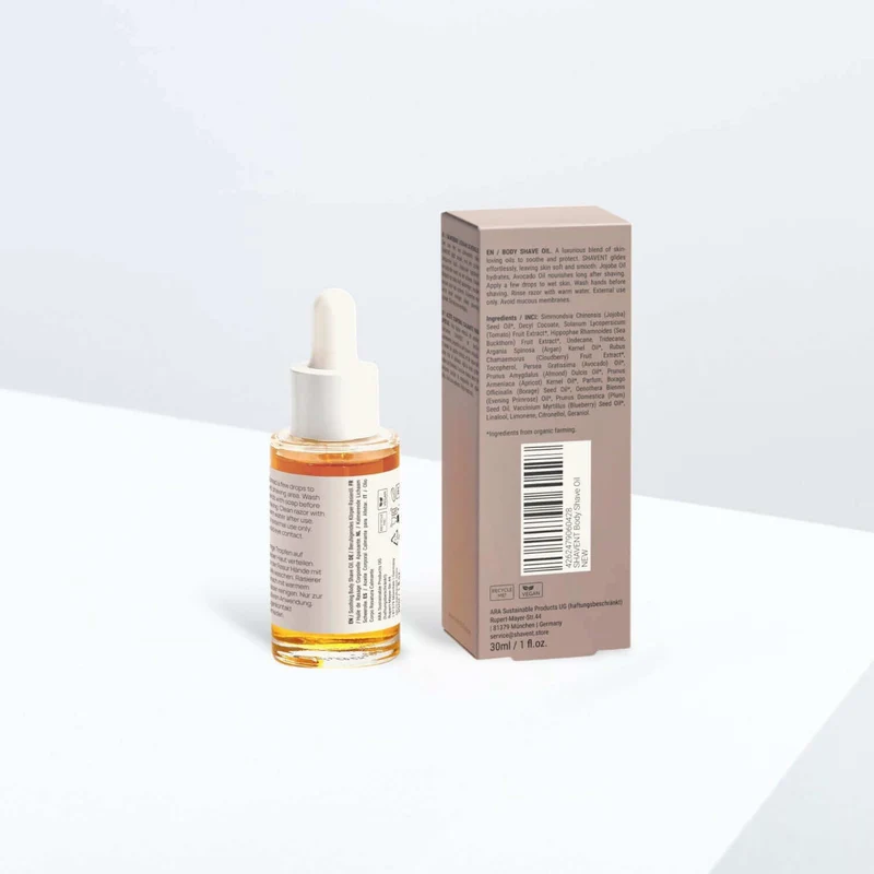 SHAVENT Soothing Body Shave Oil - Rasieröl für eine unglaublich sanfte Rasur am ganzen Körper