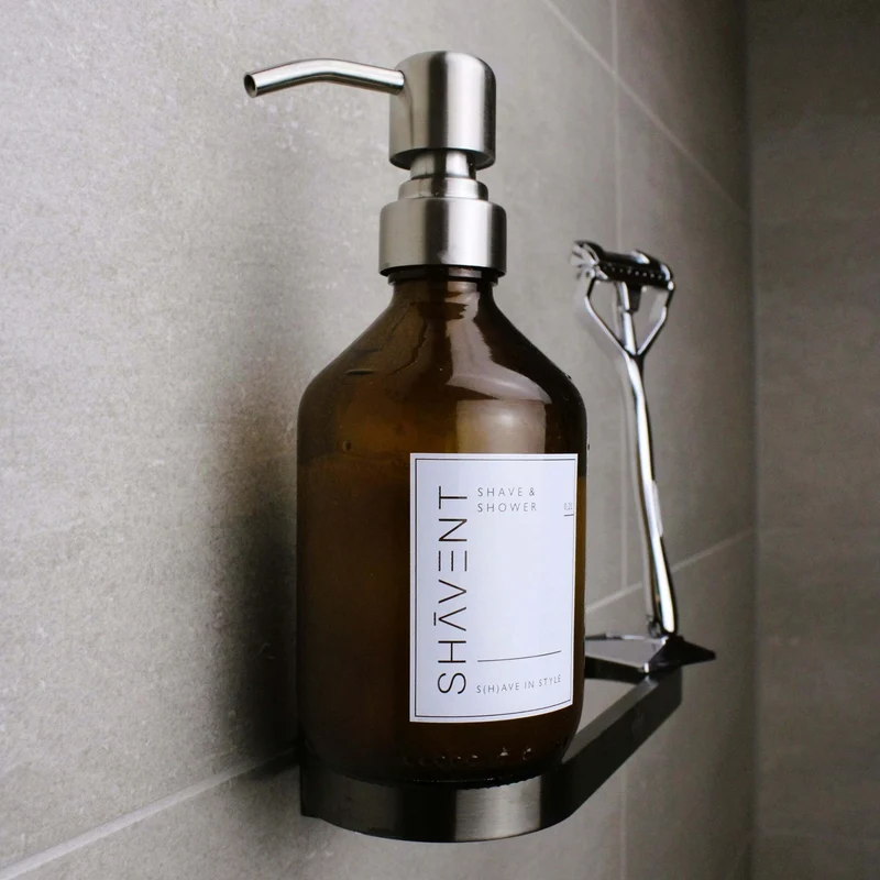 Set: SHAVENT Rasiergel-Spender + 2x SHAVE & SHOWER Shaving Gel