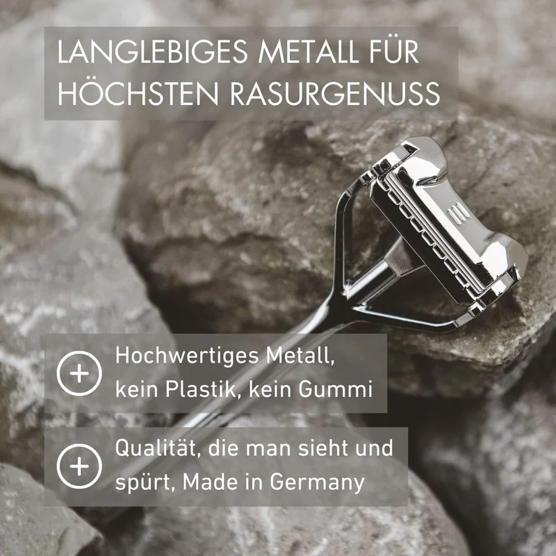 SHAVENT Original 2.0 Rasierer Reise-Set mit Ledertasche
