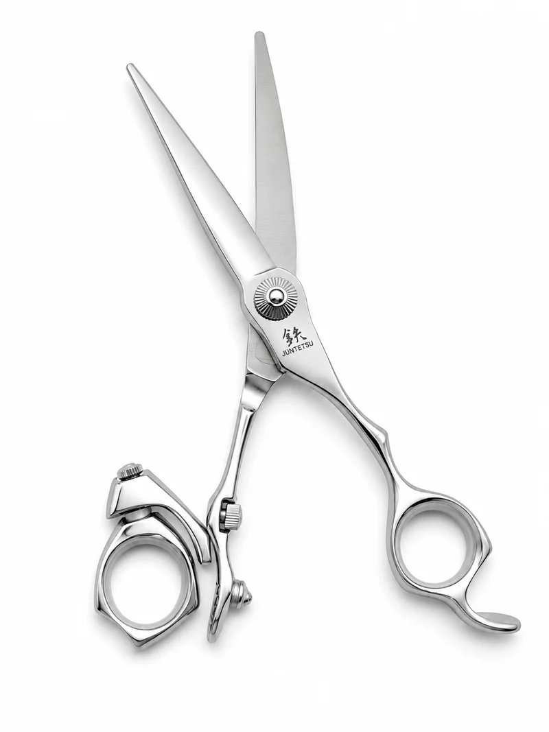 Ciseaux de coiffure Juntetsu à pivot décalé