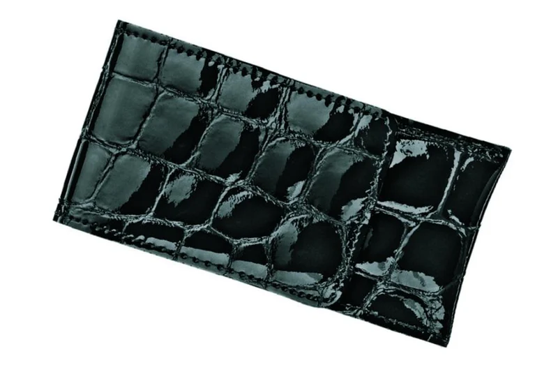 Nageletui Kroko, schwarz, 3tlg.