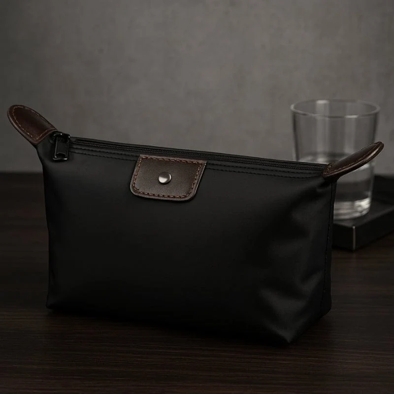Grande Trousse de Toilette Voyage Homme - Pliable et imperméable