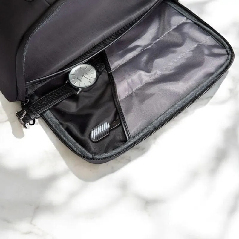 Grande trousse de toilette voyage pour homme – Élégance et praticité