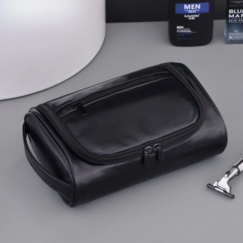 Trousse de toilette homme cuir luxe – Élégance et voyage