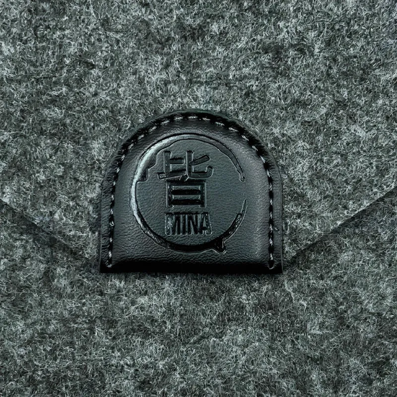 Mina Étui à ciseaux en feutre double