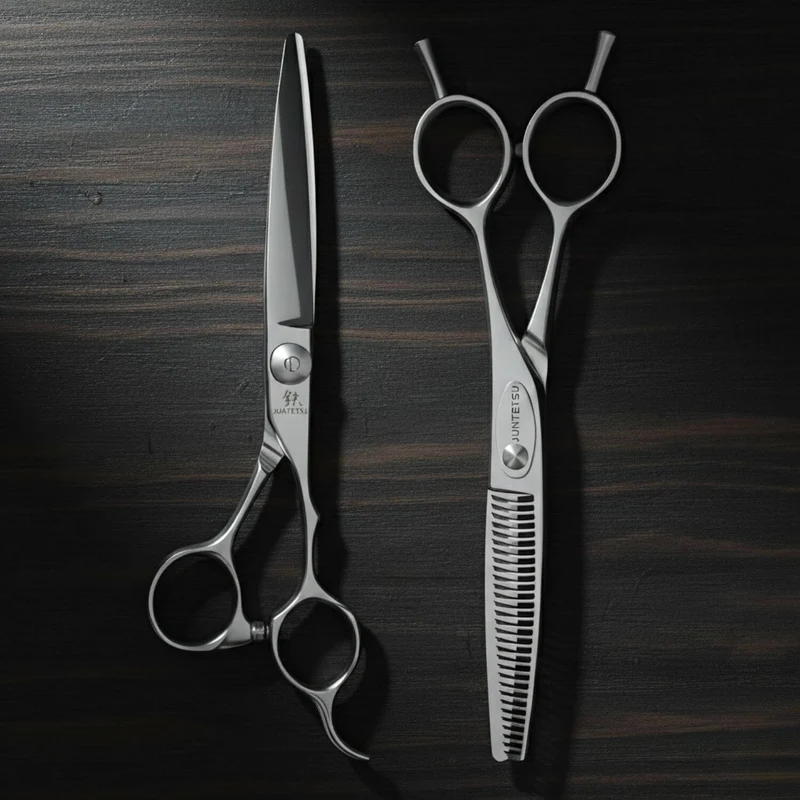 Ensemble de ciseaux de coiffure Juntetsu Cobalt Vertex