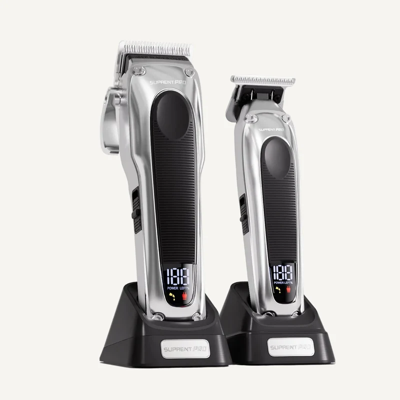 The Black Obsidian Professional Clipper and Trimmer Set - HC776SX