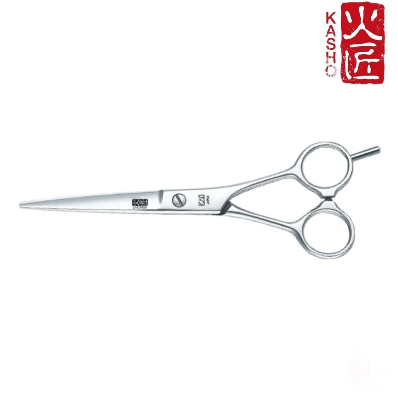 Kasho Ciseaux de coupe de cheveux raides bleus