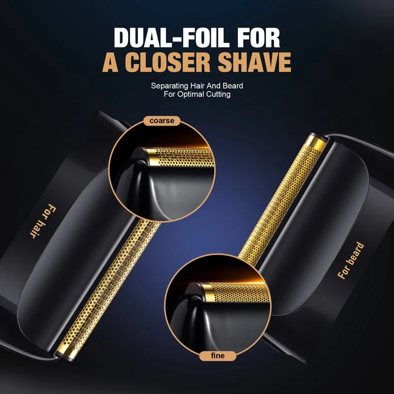 SUPRENT PRO Professional Hair Clipper and Trimmer Set with Foil Shaver- HC597BX