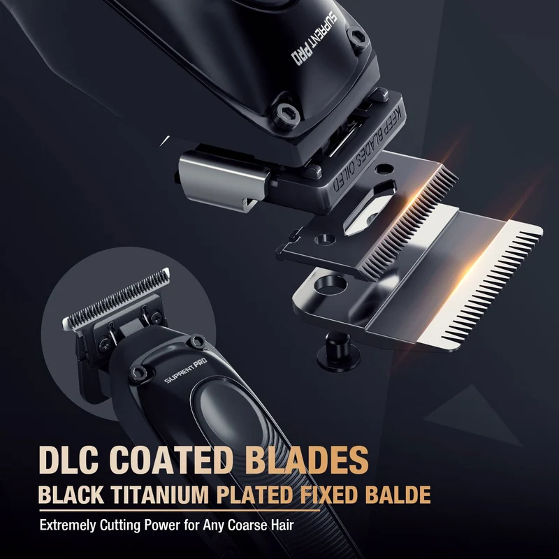 The Black Onyx Professional Clipper and Trimmer Set - HC756BX