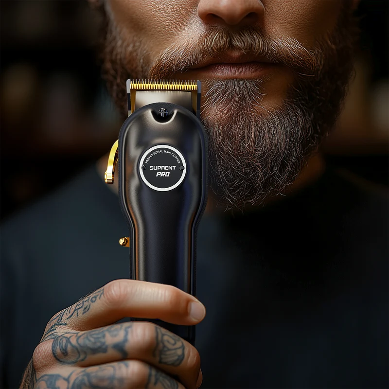 SUPRENT PRO Professional Hair Clipper and Trimmer Set with Foil Shaver- HC597BX