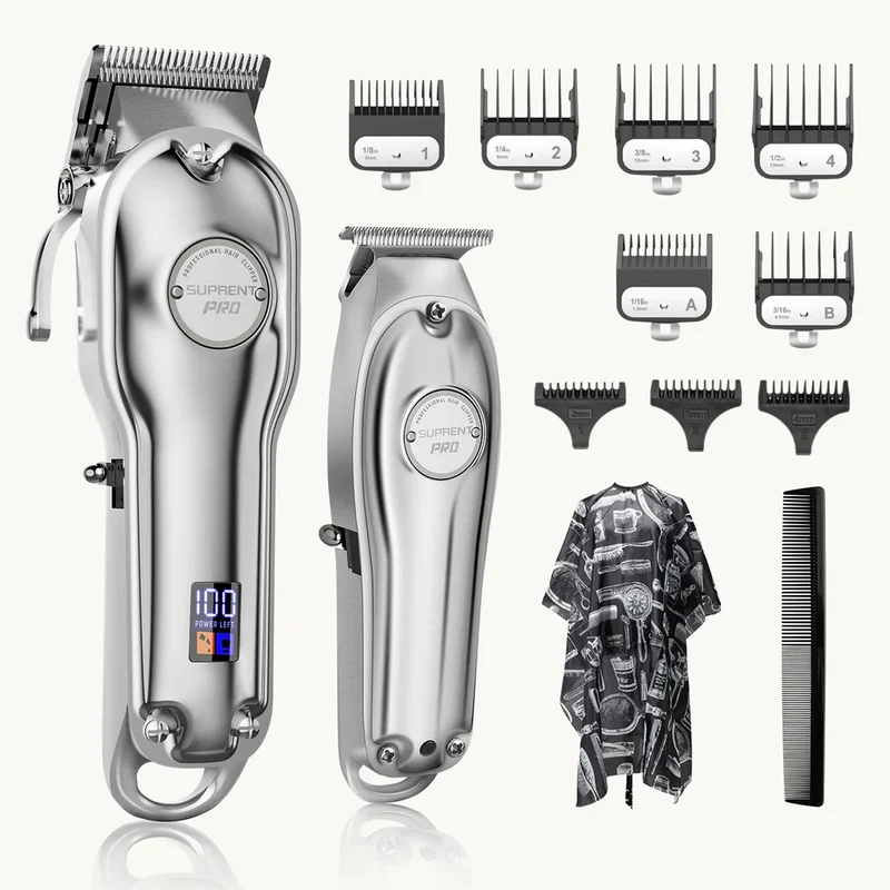 THE SILVER KNIGHT Professional Hair Clipper Kit HC596SX
