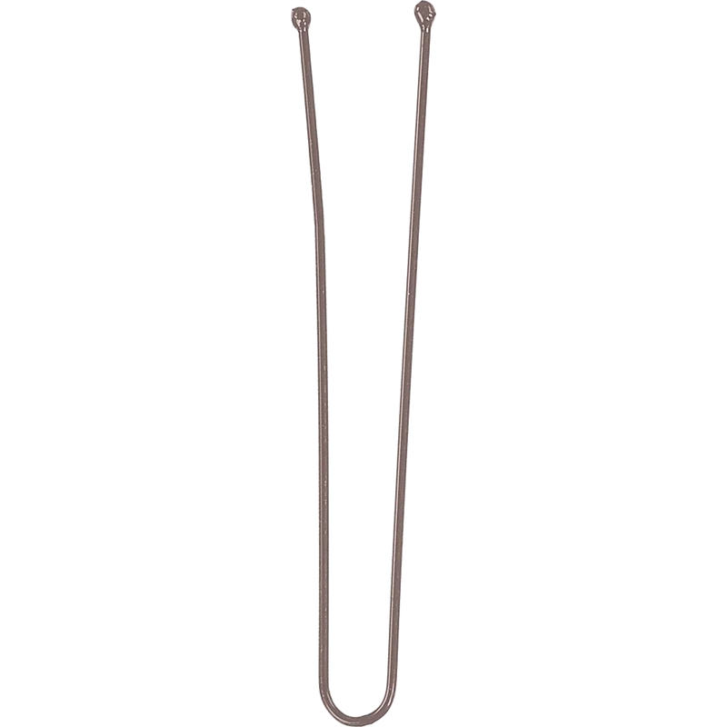Épingles en métal droites 60mm 25pcs Marron