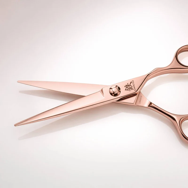 Ciseaux de coupe de cheveux Juntetsu Rose Gold VG10 Pro