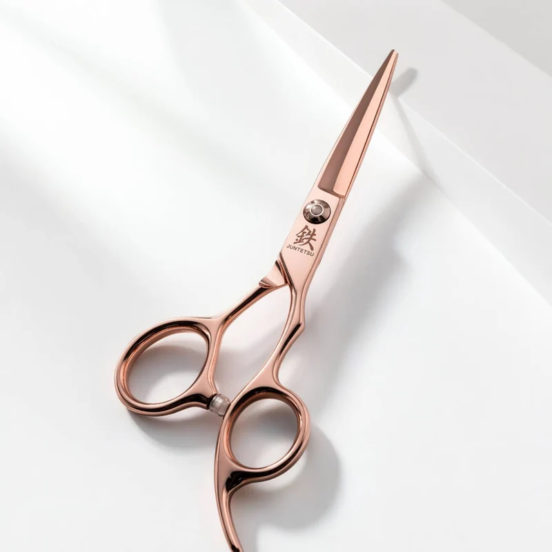 Ciseaux de coupe de cheveux Juntetsu Rose Gold VG10 Pro