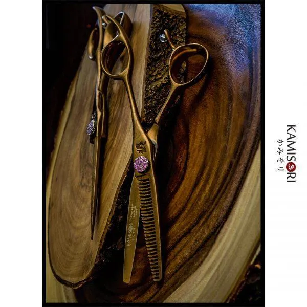 Kamisori Ensemble de ciseaux de coiffure Pro Jewel III