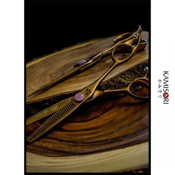 Kamisori Ensemble de ciseaux de coiffure Pro Jewel III