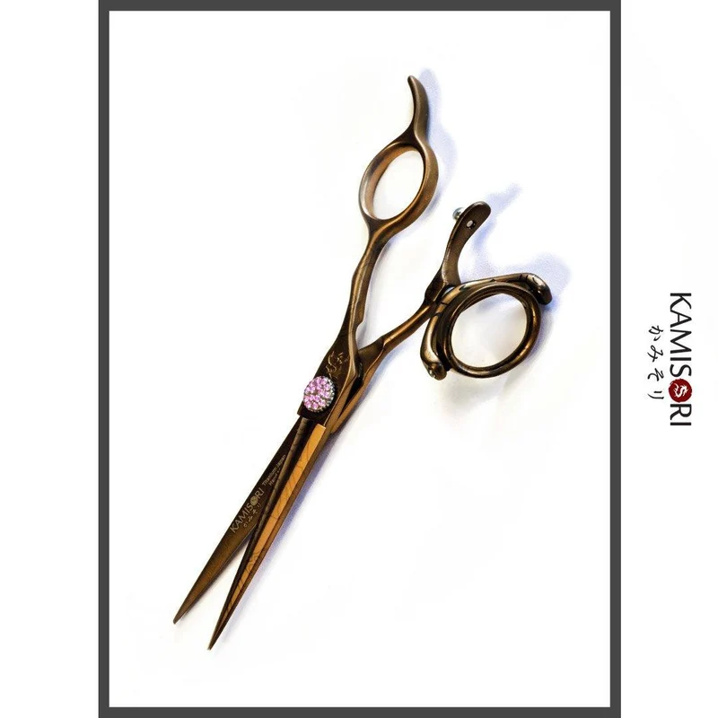 Kamisori Ciseaux de coupe de cheveux à double pivot Jewel III