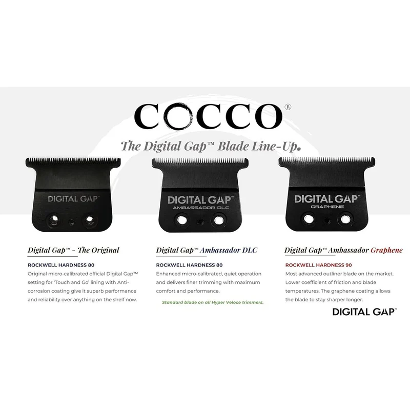 Cocco Veloce Pro Black Trimmer - Tondeuse De Finition DIGITAL GAP