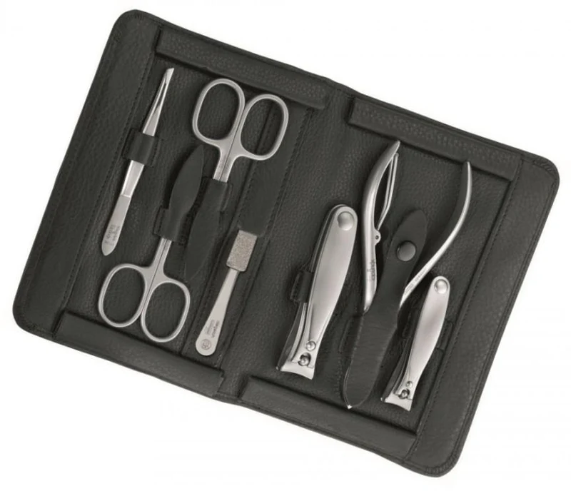 Maniküre Pediküre Set Imantado, schwarz, 7tlg.