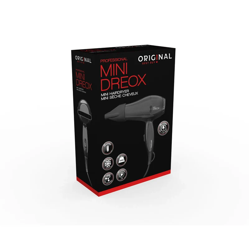 Sèche-Cheveux Mini Dreox Noir Original