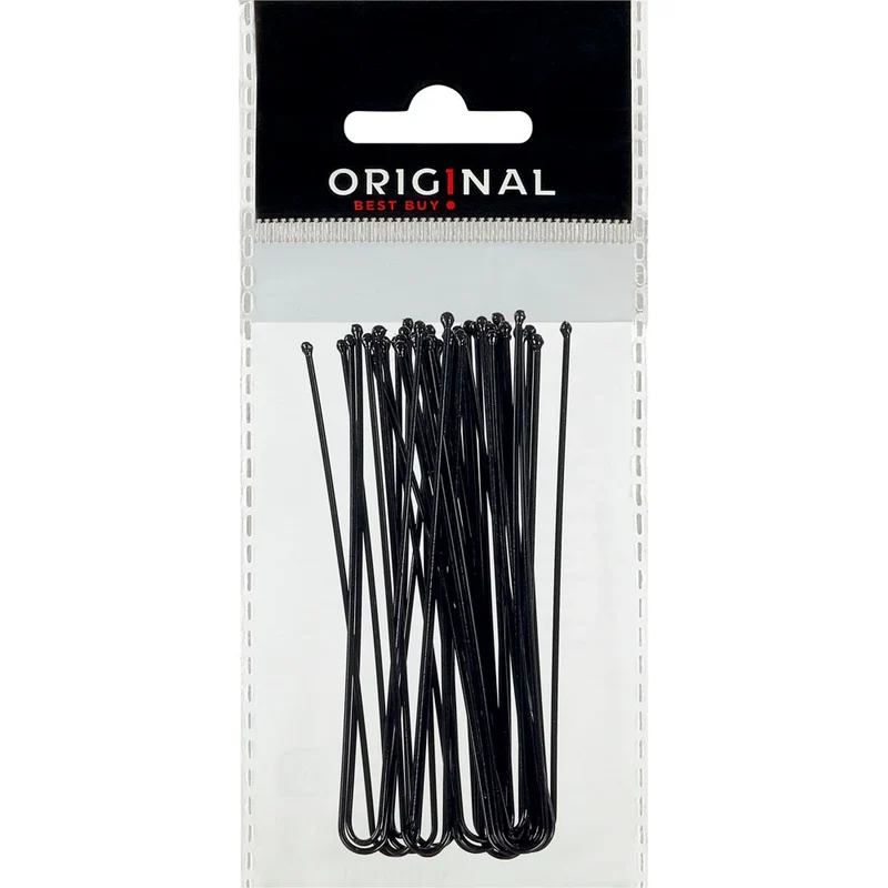 OBB Pins Metal Straight 70mm 25pcs Black