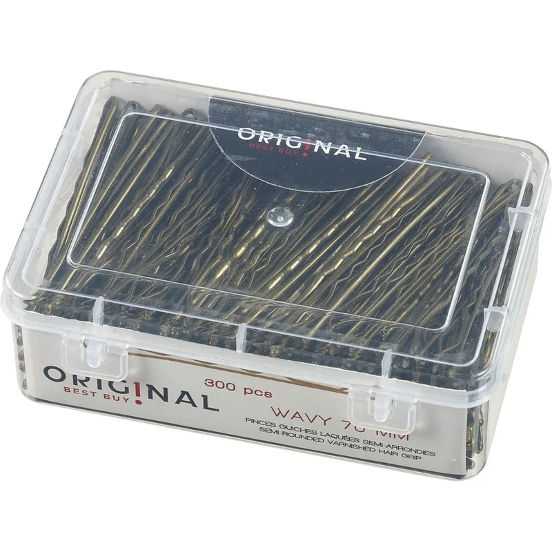 Grips métal ondulé 70mm 300pcs or