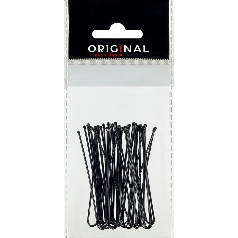 OBB Pins Metal Straight 50mm 25pcs Black