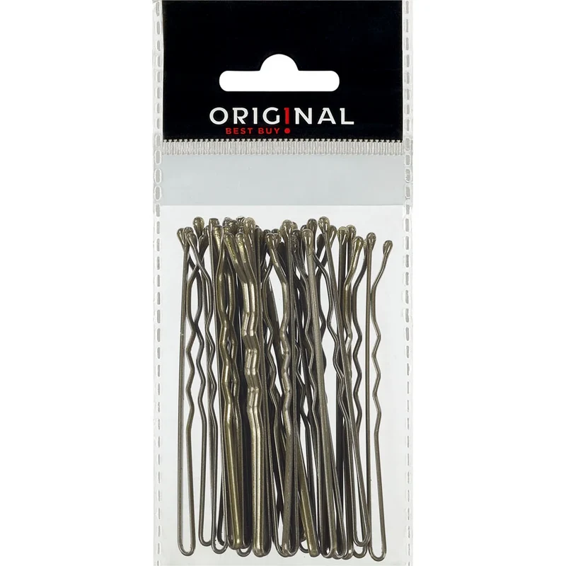 Grips métal ondulé 60mm 25pcs marron