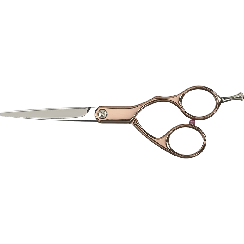 OBB Cutting Scissors Offset Rose Gold Handle 5.5"