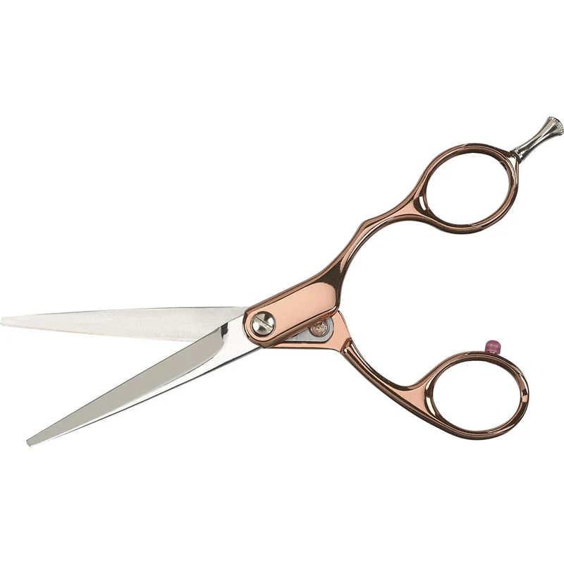 OBB Cutting Scissors Offset Rose Gold Handle 5.5"