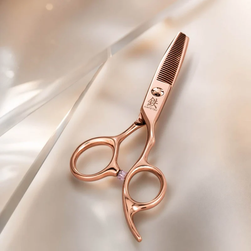 Ensemble de ciseaux Juntetsu Rose Gold VG10 Pro