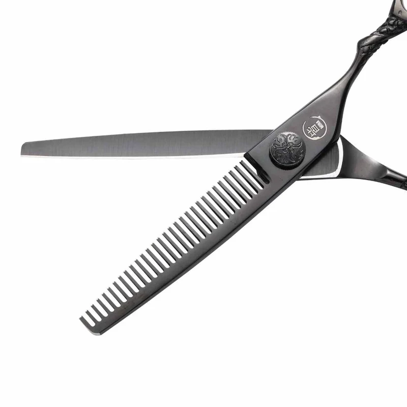 Mina Ensemble de ciseaux de coiffure en frêne noir