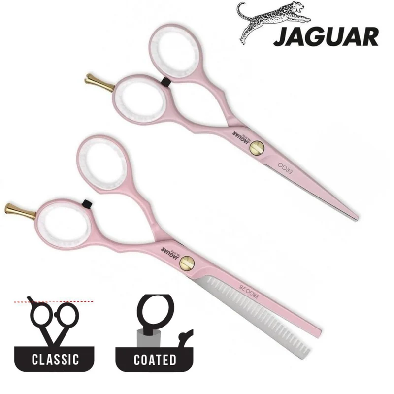 Jaguar Ensemble de ciseaux de coiffure Pre Style Ergo Pink