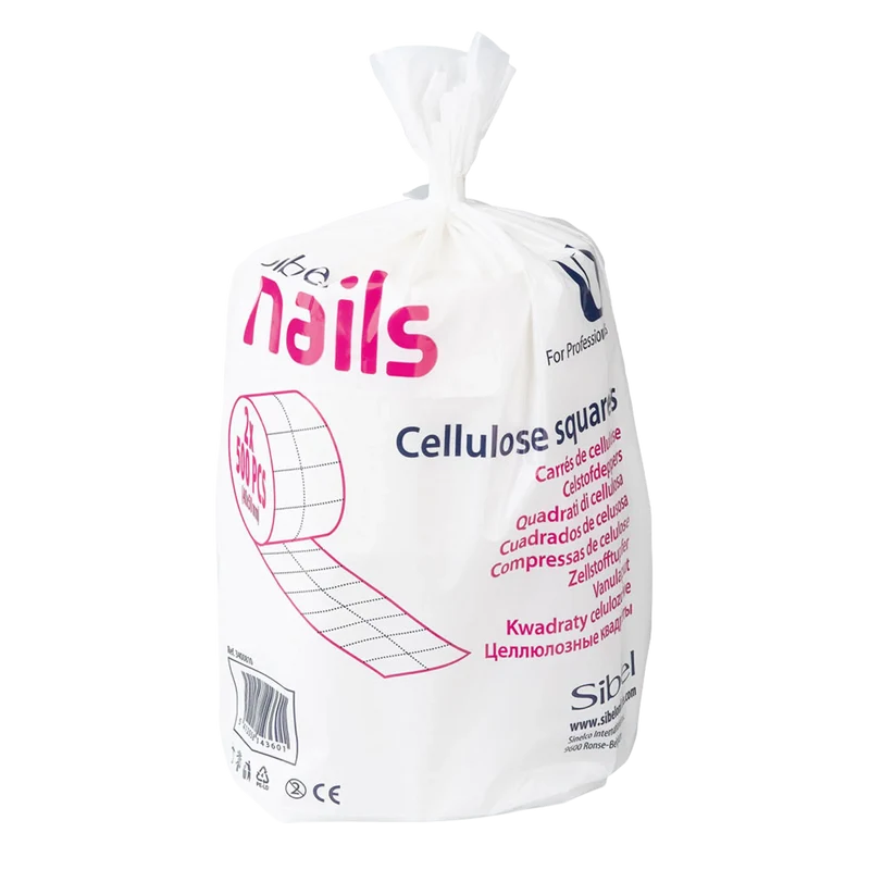 Lingettes cosmétiques carrées - 2 rouleaux de 500 pièces